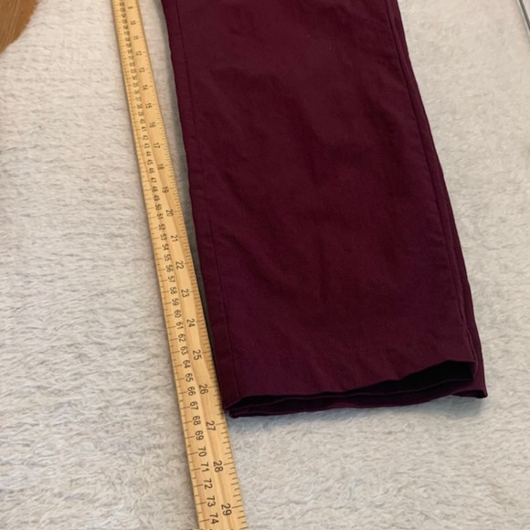 Signature Slimming by Christopher & banks Purple Rayon Nylon Stretch Pants Sz 14 - Picture 10 of 10